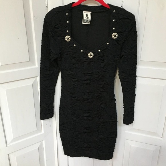 Workshop Clothing Dresses & Skirts - Workshop Clothing Goth Style Embellished Dress